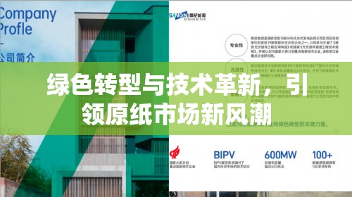 綠色轉(zhuǎn)型與技術(shù)革新，引領(lǐng)原紙市場新風潮