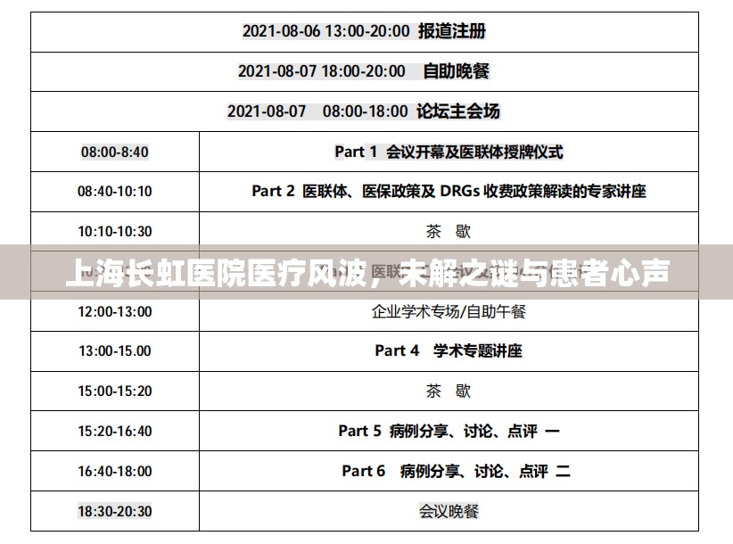 上海長虹醫(yī)院醫(yī)療風(fēng)波，未解之謎與患者心聲