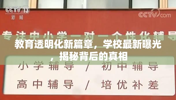 教育透明化新篇章，學(xué)校最新曝光，揭秘背后的真相