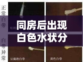 同房后出現(xiàn)白色水狀分泌物，背后的真相與健康提示
