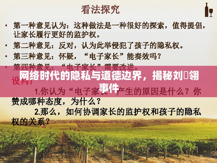網(wǎng)絡(luò)時(shí)代的隱私與道德邊界，揭秘劉姵翎事件