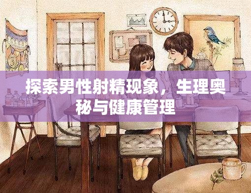 探索男性射精現象，生理奧秘與健康管理