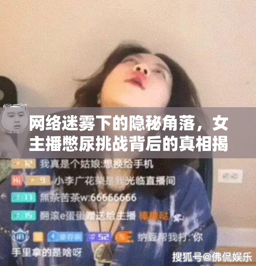 網(wǎng)絡(luò)迷霧下的隱秘角落，女主播憋尿挑戰(zhàn)背后的真相揭秘