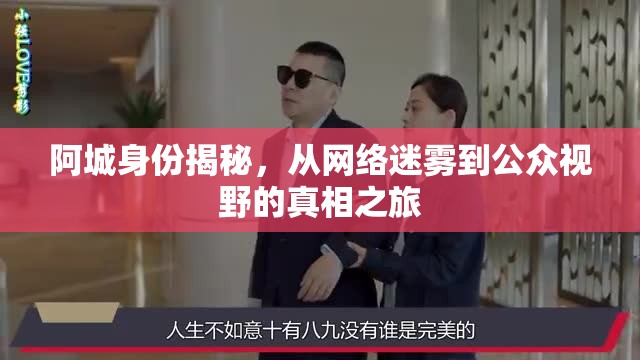 阿城身份揭秘，從網(wǎng)絡(luò)迷霧到公眾視野的真相之旅