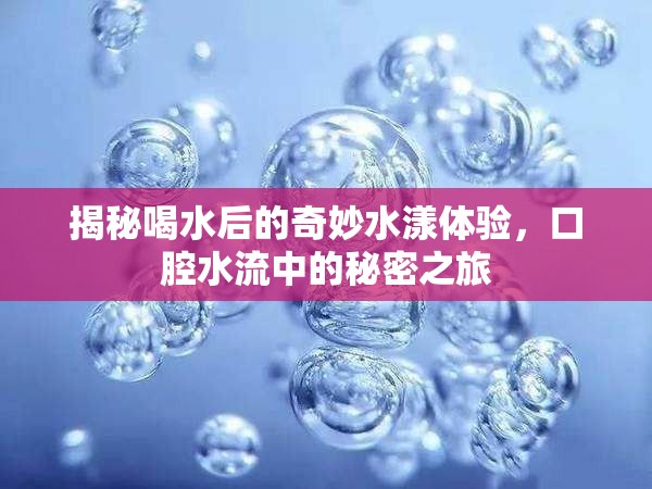 揭秘喝水后的奇妙水漾體驗，口腔水流中的秘密之旅