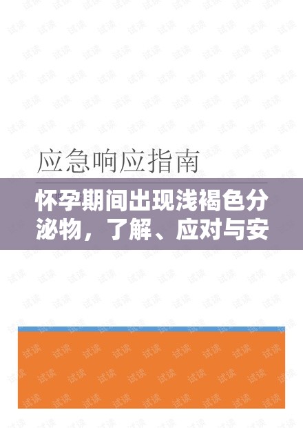 懷孕期間出現(xiàn)淺褐色分泌物，了解、應對與安心指南