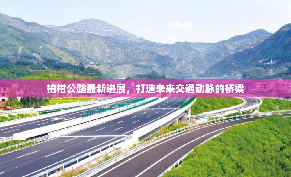 柏柑公路最新進展，打造未來交通動脈的橋梁