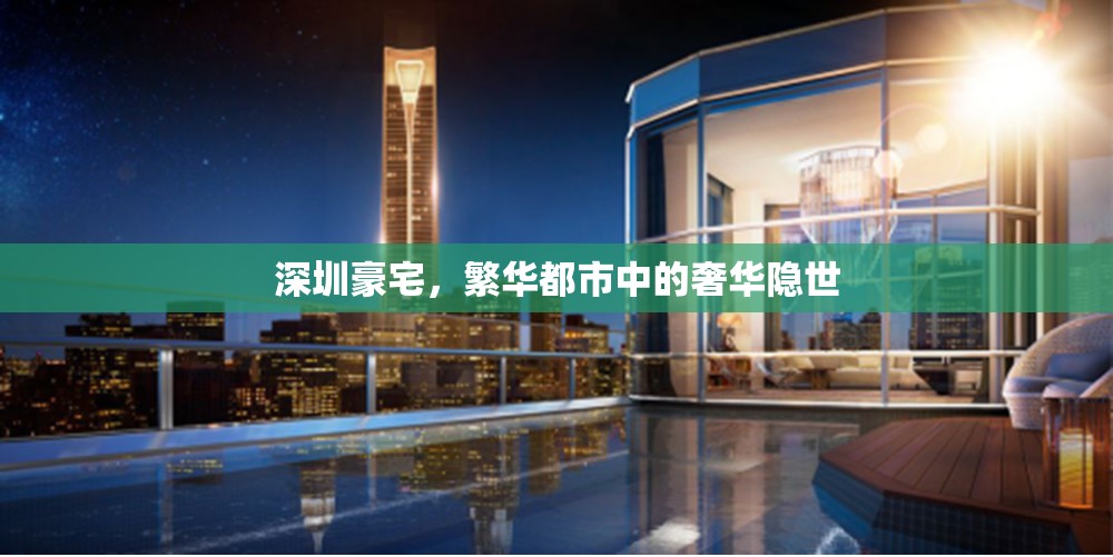 深圳豪宅，繁華都市中的奢華隱世