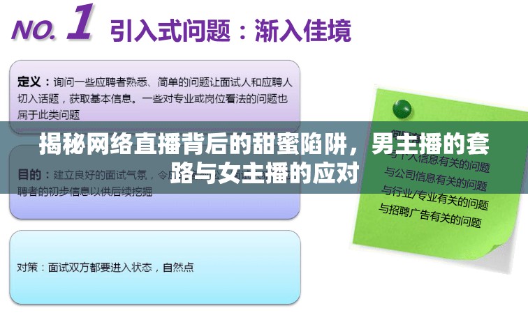揭秘網(wǎng)絡(luò)直播背后的甜蜜陷阱，男主播的套路與女主播的應(yīng)對(duì)