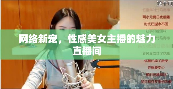 網(wǎng)絡(luò)新寵，性感美女主播的魅力直播間