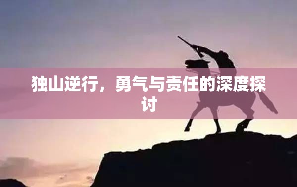 獨(dú)山逆行，勇氣與責(zé)任的深度探討