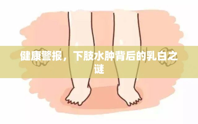 健康警報，下肢水腫背后的乳白之謎