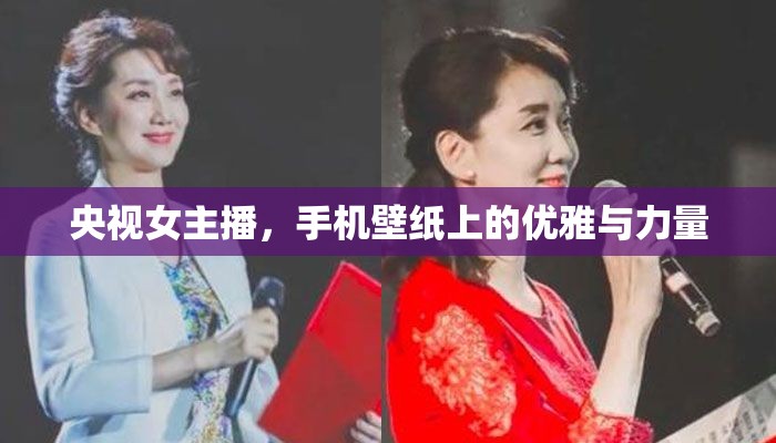 央視女主播，手機(jī)壁紙上的優(yōu)雅與力量