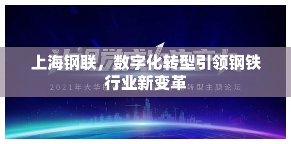 上海鋼聯(lián)，數(shù)字化轉(zhuǎn)型引領(lǐng)鋼鐵行業(yè)新變革