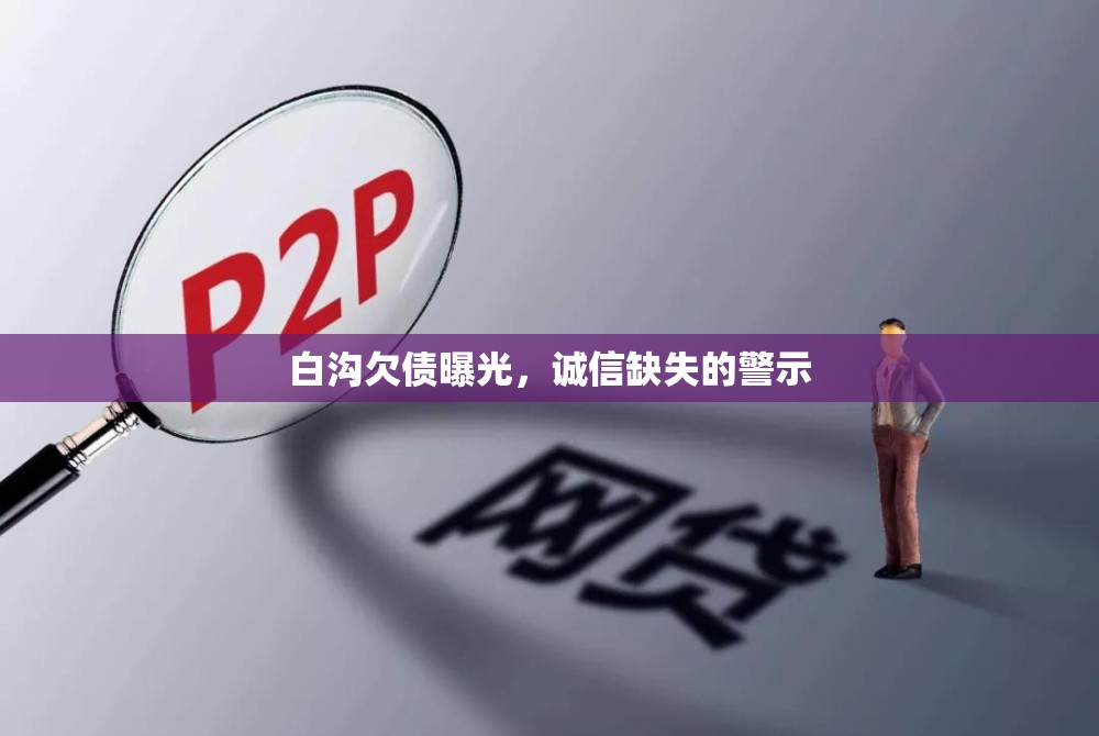 白溝欠債曝光，誠(chéng)信缺失的警示