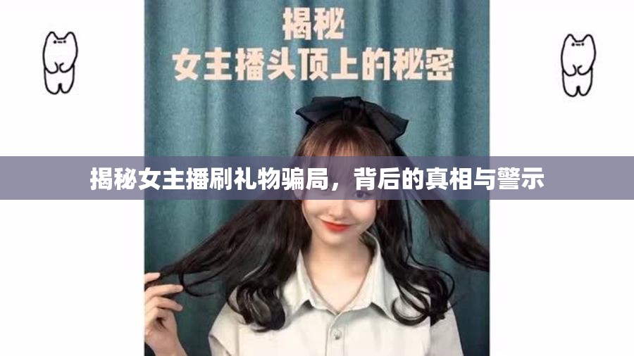 揭秘女主播刷禮物騙局，背后的真相與警示