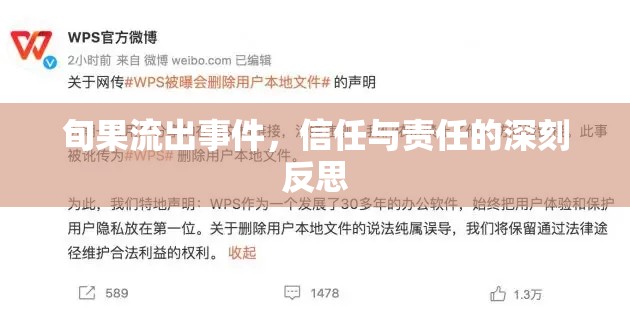 旬果流出事件，信任與責(zé)任的深刻反思