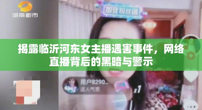 揭露臨沂河?xùn)|女主播遇害事件，網(wǎng)絡(luò)直播背后的黑暗與警示