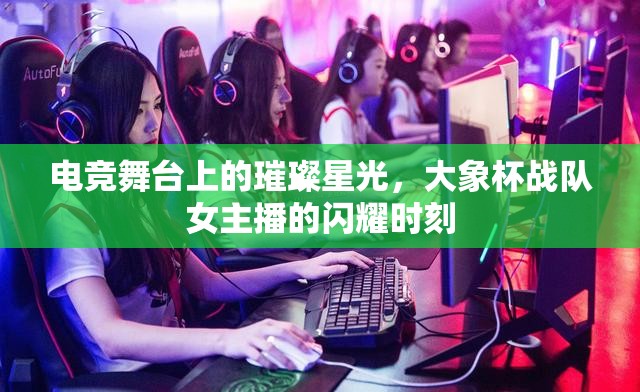 電競(jìng)舞臺(tái)上的璀璨星光，大象杯戰(zhàn)隊(duì)女主播的閃耀時(shí)刻