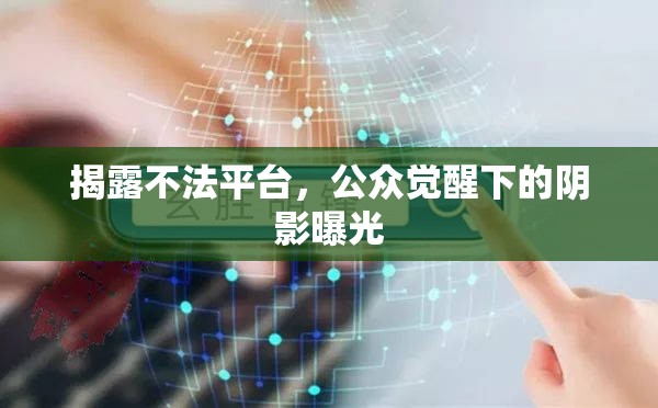 揭露不法平臺(tái)，公眾覺(jué)醒下的陰影曝光