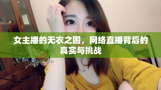 女主播的無衣之困，網(wǎng)絡直播背后的真實與挑戰(zhàn)