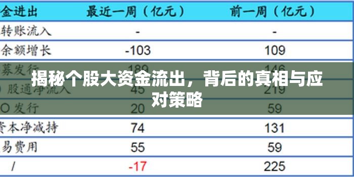 揭秘個股大資金流出，背后的真相與應對策略