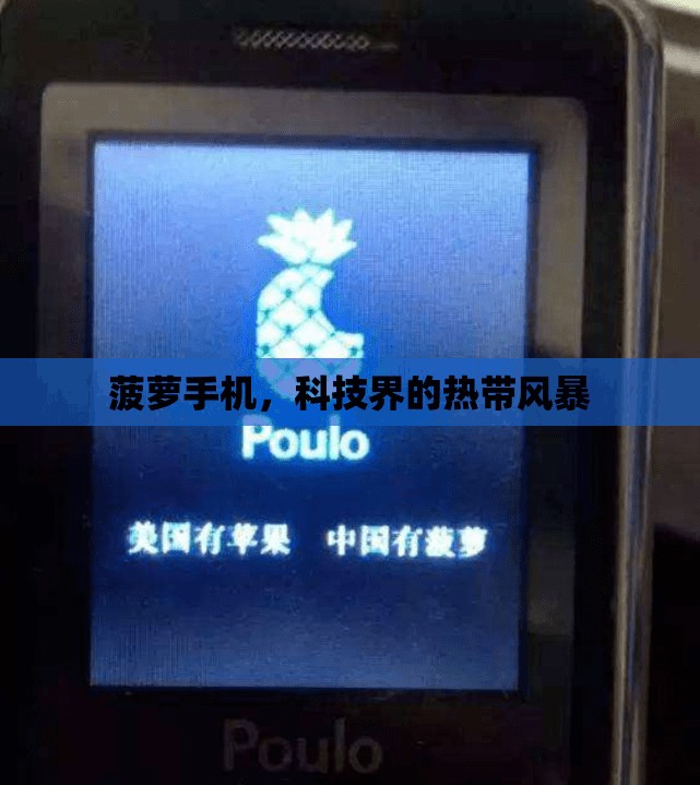 菠蘿手機(jī)，科技界的熱帶風(fēng)暴