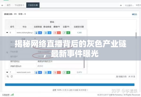 揭秘網(wǎng)絡(luò)直播背后的灰色產(chǎn)業(yè)鏈，最新事件曝光
