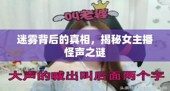 迷霧背后的真相，揭秘女主播怪聲之謎