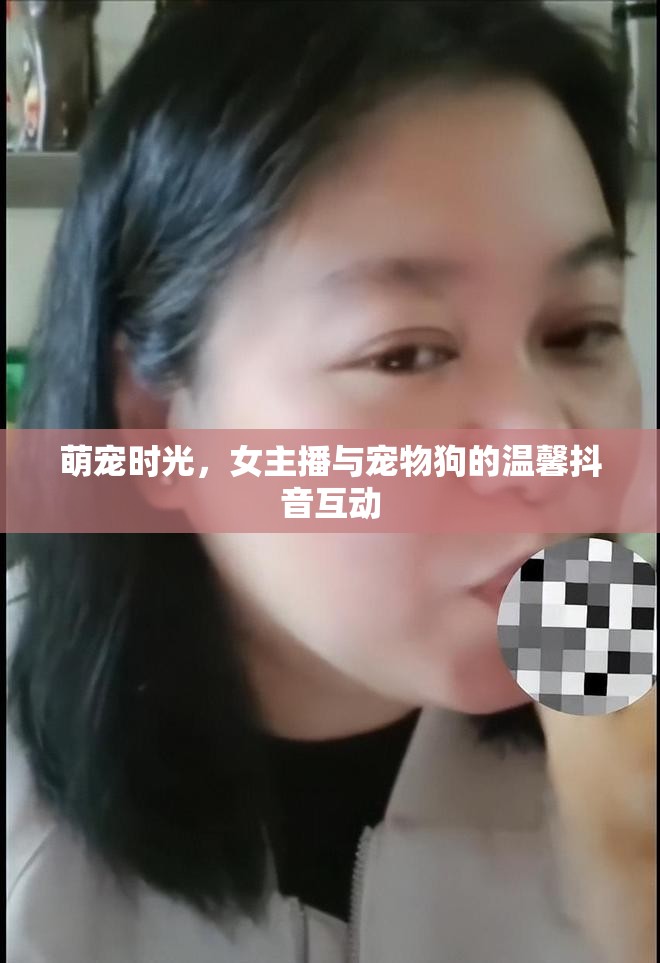 萌寵時(shí)光，女主播與寵物狗的溫馨抖音互動(dòng)