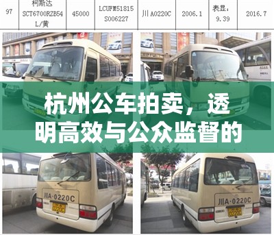杭州公車拍賣，透明高效與公眾監(jiān)督的新篇章