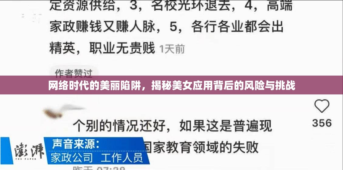 網(wǎng)絡(luò)時(shí)代的美麗陷阱，揭秘美女應(yīng)用背后的風(fēng)險(xiǎn)與挑戰(zhàn)