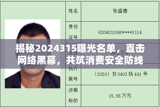 揭秘2024315曝光名單，直擊網(wǎng)絡(luò)黑幕，共筑消費(fèi)安全防線