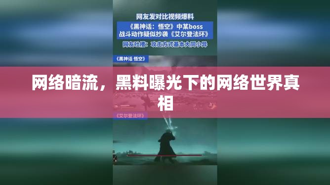 網(wǎng)絡(luò)暗流，黑料曝光下的網(wǎng)絡(luò)世界真相
