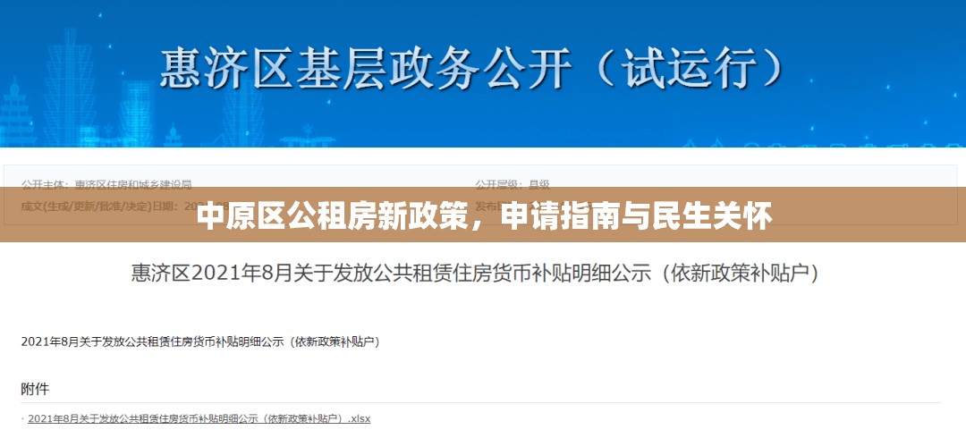 中原區(qū)公租房新政策，申請(qǐng)指南與民生關(guān)懷