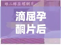 滴屈孕酮片后流出膜，女性健康的新視角探索