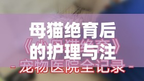 母貓絕育后的護(hù)理與注意事項(xiàng)