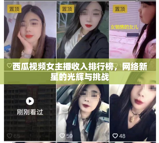 西瓜視頻女主播收入排行榜，網(wǎng)絡(luò)新星的光輝與挑戰(zhàn)