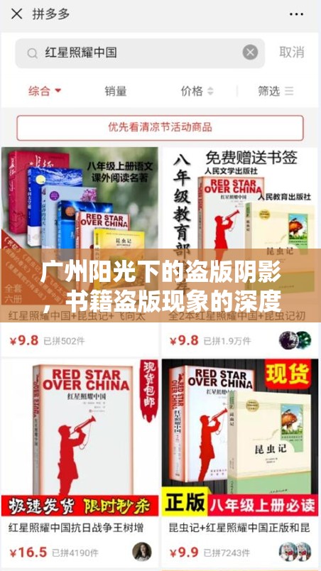 廣州陽(yáng)光下的盜版陰影，書(shū)籍盜版現(xiàn)象的深度剖析