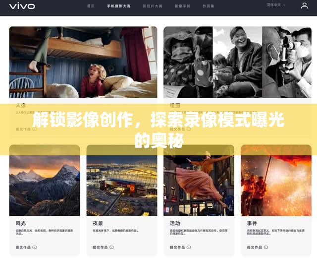解鎖影像創(chuàng)作，探索錄像模式曝光的奧秘