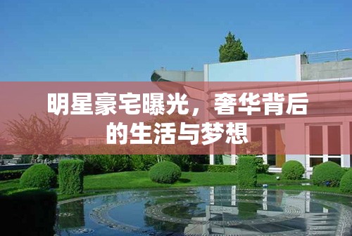 明星豪宅曝光，奢華背后的生活與夢(mèng)想