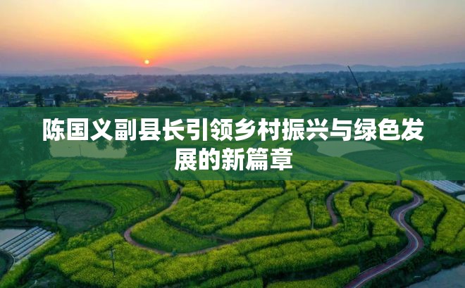 陳國義副縣長引領鄉(xiāng)村振興與綠色發(fā)展的新篇章