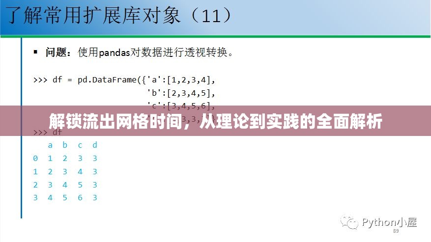 解鎖流出網(wǎng)格時間，從理論到實踐的全面解析