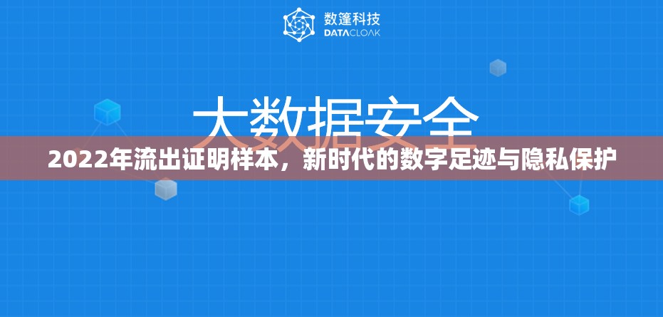 2022年流出證明樣本，新時(shí)代的數(shù)字足跡與隱私保護(hù)
