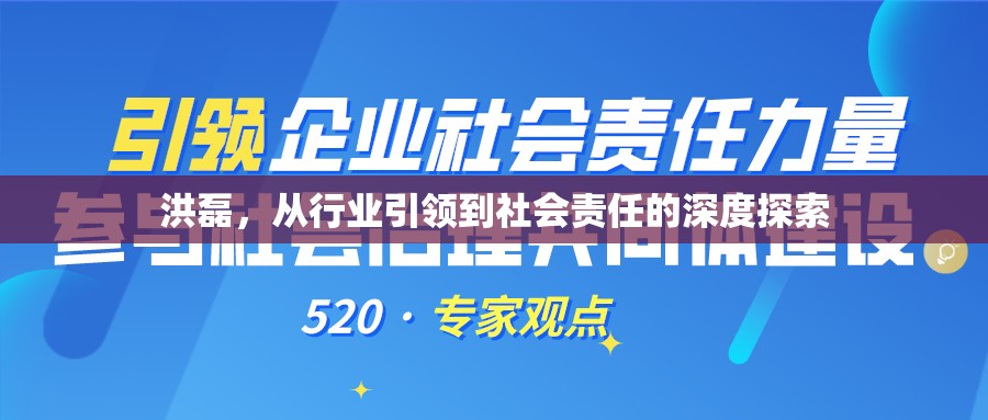 洪磊，從行業(yè)引領(lǐng)到社會(huì)責(zé)任的深度探索