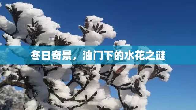 冬日奇景，油門下的水花之謎