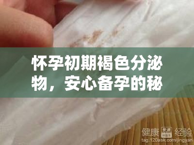 懷孕初期褐色分泌物，安心備孕的秘密