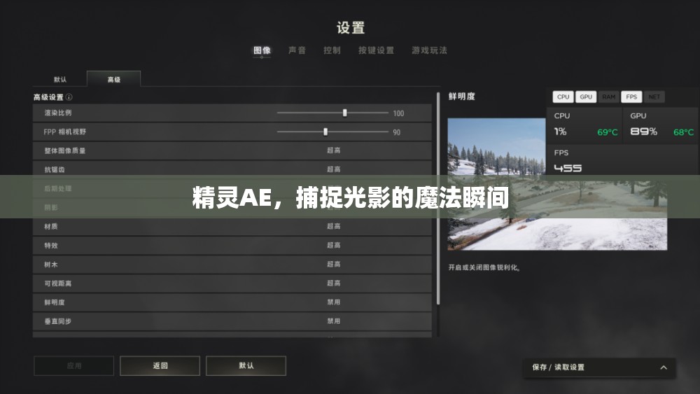 精靈AE，捕捉光影的魔法瞬間