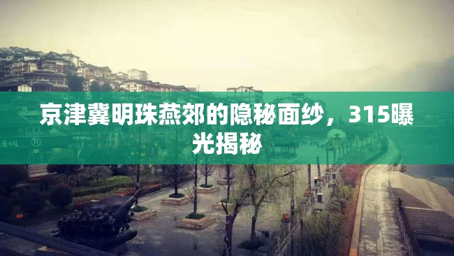 京津冀明珠燕郊的隱秘面紗，315曝光揭秘