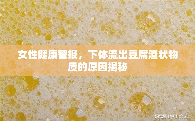 女性健康警報(bào)，下體流出豆腐渣狀物質(zhì)的原因揭秘